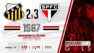 Novorizontino 2x3 São Paulo - Paulista 1987 - Fase 01 - rodada 28 - 07/07/1987