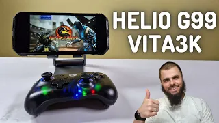 Testing VITA3K Emulator with Helio G99 MALI Gpu smartphone I Doogee S100 Gaming test