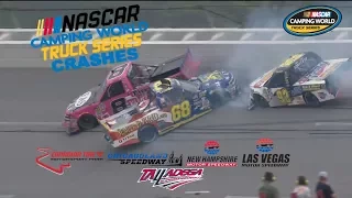 2017 NASCAR Camping World Truck Series Crashes (Canadian Tire MotorSport Park -Talladega)