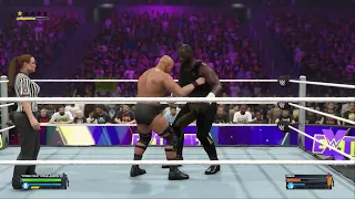 W2K24 Gameplay PC Steve Austin VS Omos