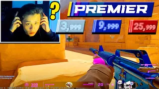 STEWIE2K GETS HIS RANK IN CS2 PREMIER!!