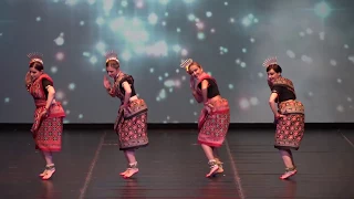Sambalpuri Indian folk dance by Russian girls in Macedonia