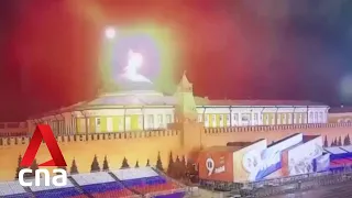Drone explodes over Russia’s Kremlin in Moscow