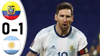 Argentina vs Ecuador 1-0 Extended Highlights & All Goals 2022 HD