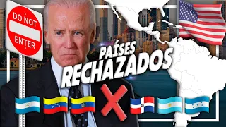 Las 10 CIUDADANÍAS LATINAS MÁS RECHAZAS en ESTADOS UNIDOS