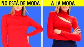 TRANSFORMACIÓN BRILLANTE DE ROPA || TRUCOS DE MODA