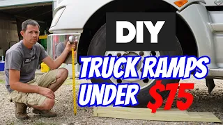 DIY a set of truck ramps for under $75