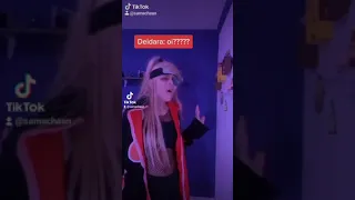 Tobi e Deidara na festa da Akatsuki