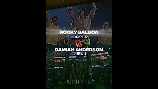 Rocky Balboa VS Damian Anderson | #rocky #rockybalboa #creed #fyp #shorts