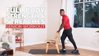 15 Minute Senior Workout Routine | Full Body + Stretches