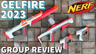 Nerf Brand Gel Blasters are Good Now??? - 2023 Gelfire Line Group Review [4K]