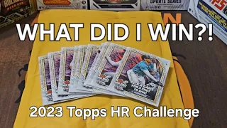 2023 Topps Home Run Challenge Winner!