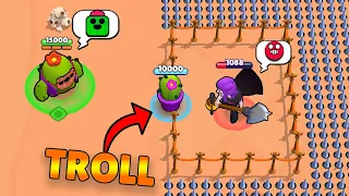 300 IQ SPIKE Troll NOOB MORTIS!| Brawl Stars Funny Moments & Glitches & Fails #579