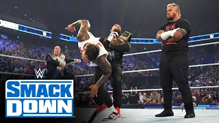 The Usos Superkick Roman Reigns to shatter The Bloodline: SmackDown highlights, June 16, 2023