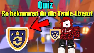 So bestehst du das Quiz zur Trade Lizenz!? *Trade Update* - Adopt Me Deutsch