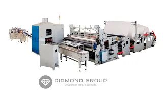 НОВИНКА! Линия по производству туалетной бумаги комплект EFFIC FOUR by Diamond Group