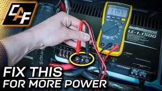 YOU'RE LOSING PERFORMANCE! How to Measure Voltage Drop and Test Ground