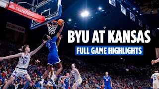 FULL GAME HIGHLIGHTS: BYU Basketball at Kansas