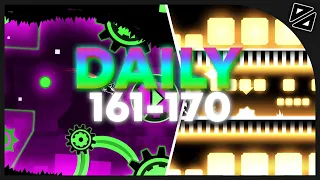 Daily Levels [#161-#170] (ALL COINS) - Geometry Dash (Winter, Wistfulness, Beryllium, Aeflux, ...)