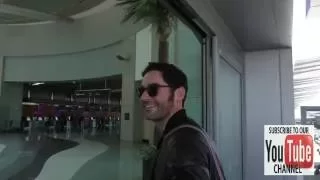 Tom Ellis Talks about Devil Costumes at Comic Con San Diego