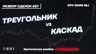 Разбор сделок 27. Треугольник в Трейдинге. Каскад. Скальпинг.