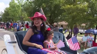 KPRC 2 anchor Cathy Hernandez serves as grand marshal for Lindale Park’s July 4th annual parade