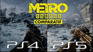 Metro Exodus : COMPARATIF PS4 vs PS5 (patch 4K) 💥. Gameplay maison !