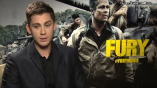 Logan Lerman interview Fury actor on texting Brad Pitt and loving the English countryside Rus(sub)