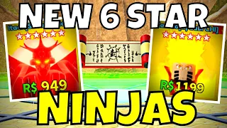 They Added NEW 6 STAR NINJAS in ROBLOX Anime Ninja War Tycoon