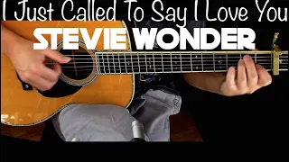 I Just Called To Say I Love You (Stevie Wonder) Fingerstyle Guitar