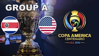 PES 2016 - Copa América Centenario - Group A - Costa Rica v USA