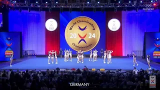 Team Germany Jr All Girl Elite ICU World Cheerleading Championship 2024 Finals