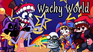 Wachy World pero con varios personajes, Especial 200 suscriptores. Friday Night Funkin 2024