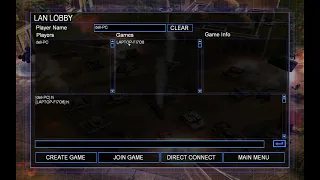 Command And Conquer Generals Zero Hour How do make LAN Servers