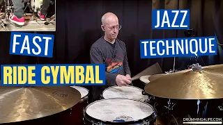 Fast Jazz Ride Technique For Any Speed
