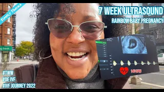 7 Week Ultrasound | Strong Heartbeat | IVF Success | Simply Tanika DE IVF Journey