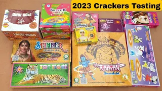 Different types of Crackers Testing 2023 | Diwali Crackers Testing | Testing new Crackers