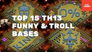 TOP 15 Funny & Troll Base Layout with Links