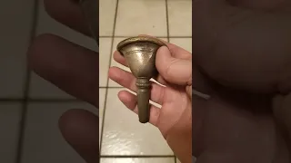 (Uncontrolled) Machining of a Tuba Mouthpiece.