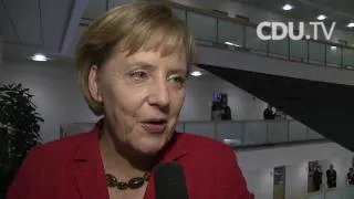 Angela Merkel exklusiv für CDU.TV: "Ich bin einfach glücklich"