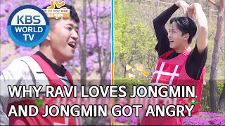 Why Ravi loves Jongmin and Jongmin got angry [2 Days & 1 Night Season 4/ENG,THA/2020.05.31]