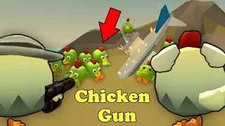 КРУШЕНИЕ НА ЗОМБИ ОСТРОВ В ЧИКЕН ГАН(CHICKEN GUN)!СКЕТЧ НУБОВ 9*Финальная схватка*