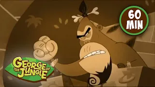 George Of The Jungle | Bathroom of the Apes | Season 1 | 1 Hour Compilation | Kids Cartoon