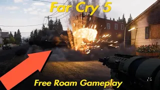 Far Cry 5 - Free Roam Gameplay With No Commentary (PS4)