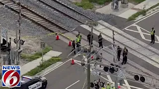 Brightline train strikes, kills pedestrian in Melbourne