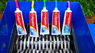 SHREDDING RAINBOW TOOTHPASTE!