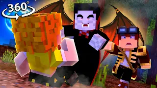 Catching the Master VAMPIRE in 360/VR! - Minecraft VR Video