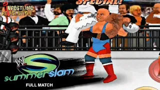 FULL MATCH - Rey Mysterio vs. Kurt Angle: WWE SummerSlam 2002 | Wrestling Revolution