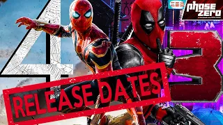 Did Marvel Just Confirm Spider-Man 4 & Deadpool 3 RELEASE DATES? Shang-Chi 2 BUMPS Thunderbolts?!