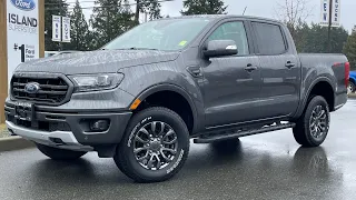 2020 Ford Ranger LARIAT + Rear Sliding Window, NAV, Heated Seats Review | Island Ford